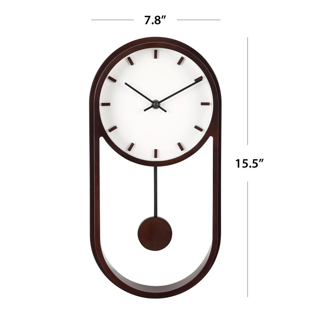 Modern Quartz Pendulum Wall Clock – Contemporary Indoor Analog Timepiece 5