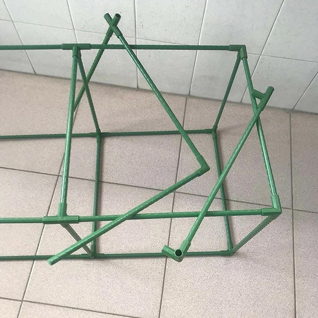 10/20 db Kertészeti Sarokcsatlakozók 3/4Way Póló Műanyag Növény Tét Kerítés Csőcsövek Ízületi Keret Csatlakozók Kerti Kellékek - Image 2