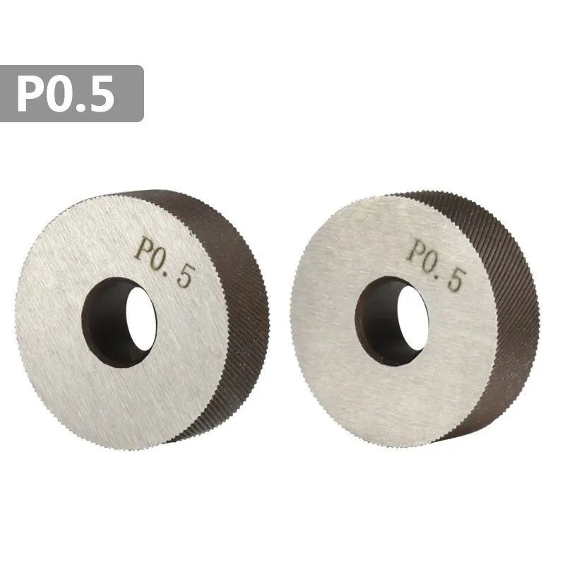0.5mm Reticulated Knurling Knife Inner Hole Embossing Wheel Gear Shaper Cutter Lathe Reticulated Knurling Wheel XCAN