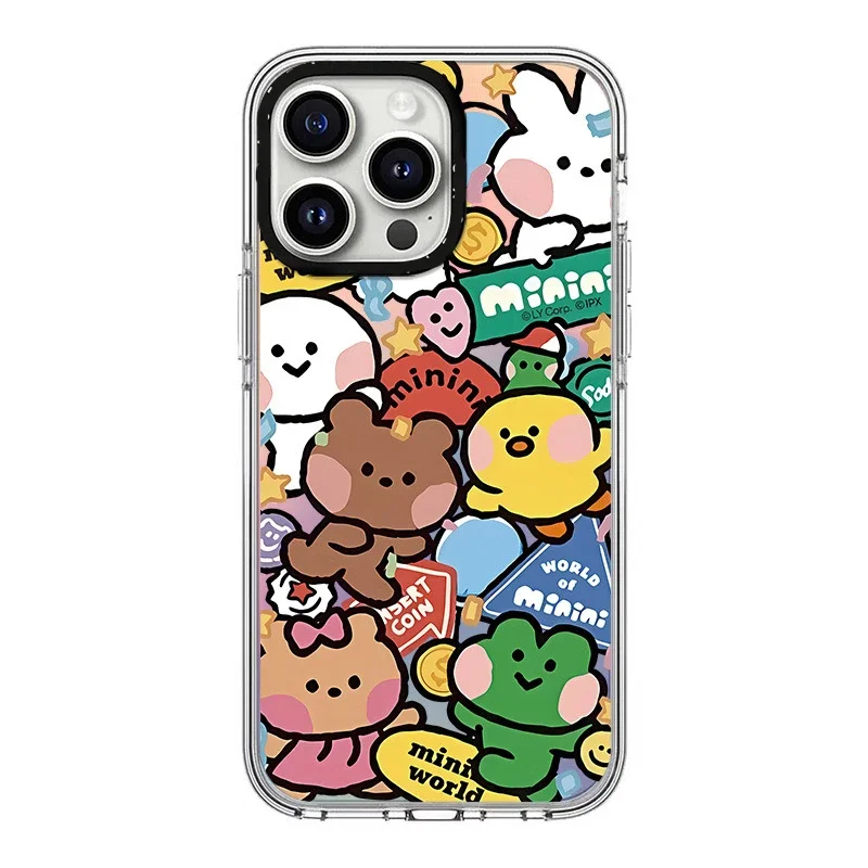 

Laser Acrylic Cartoon Animal Phone Case Cover for IPhone 11 12 13 14 15 Pro Max Case for IPhone 14 Pro Max