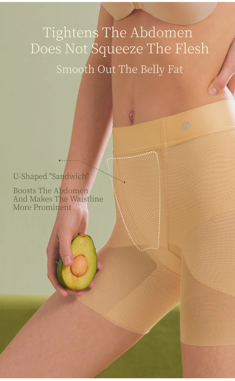 Immagine prodotto pantaloncini modellanti senza cuciture con controllo della pancia 12
