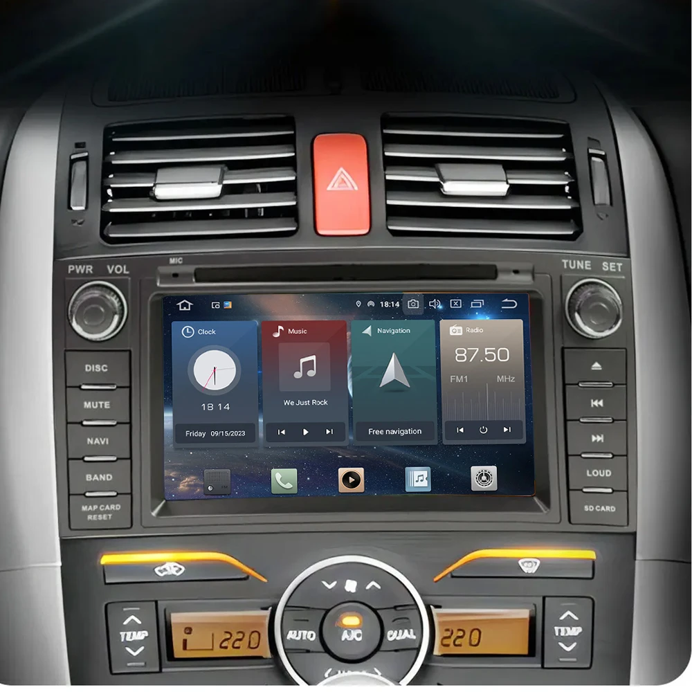 自動車部品 に適合する カローラ 2001-2006 ラジオフェイシア GPS CD ステレオパネル ダッシュマウント 取り付けトリ 車用ラジオフレーム  トヨタ カローラ 2Din GPS DVDステレオCDパネル ダッシュマウント取り付けトリムキット フレームラジ 用 トヨタ 用 カムリ 1998  ... 自動車部品 に適合する カローラ 2003～2006年式用 ダッシュボードフレーム ラジオフェイシア ダッシュ MP5 プレーヤー