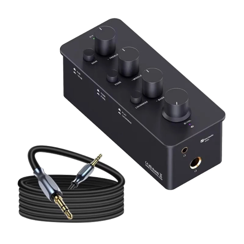 

Headphone Amplifier for Fosi Audios SK01 Preamplifier with LoudnessCompensation Analog Amp for Earphone Electric Guitar
