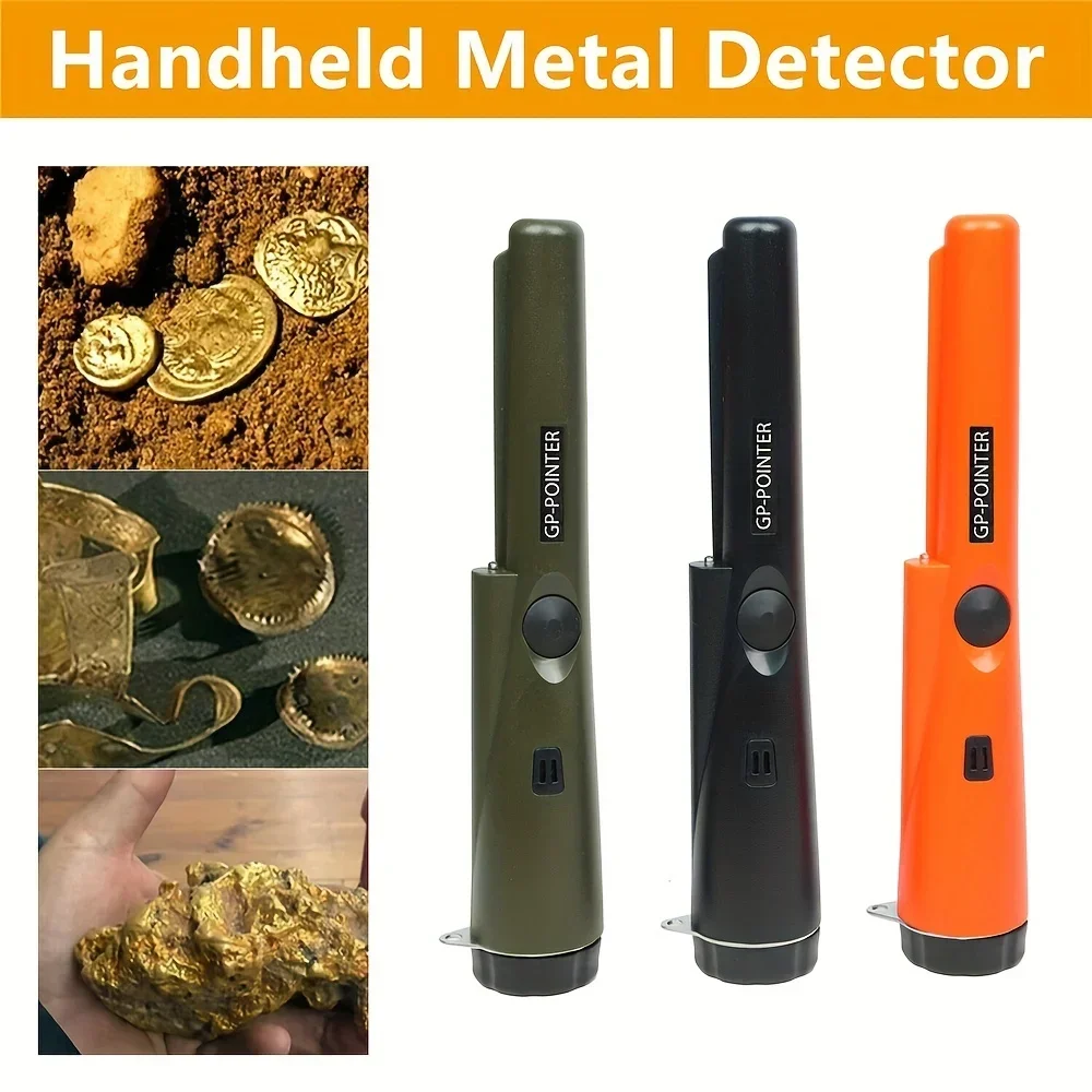 Metal Detector Handheld Metal Detector GP-pointer Waterproof Positioning Rod Detecting With Bracelet LED Lights