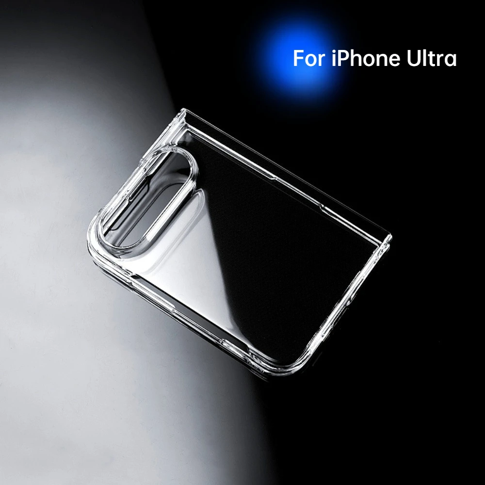 Duo Slim HD-Crystal Clear Hard PC Case with Matte Transparent Frame Cover