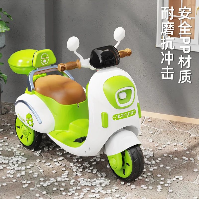 Children's Electric Motorcycle Tricycle Boys and Girls Ride Toy Car Electric Car Can Be Remote Controlled Battery