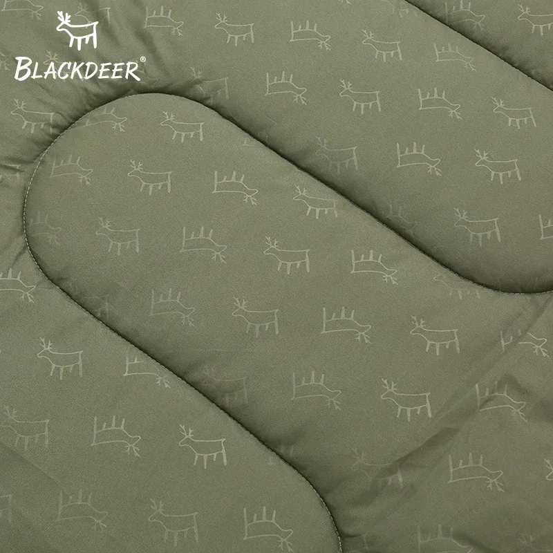 BLACKDEER 캠핑 코튼 스플라이스 침낭 시즌 따뜻한 베개, 후드 봉투 침낭, 야외 여행 하이킹용