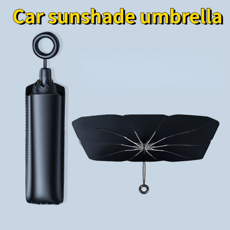 

New Umbrella Type Sunshade for Car Sunshade Window Sunshade Front Windshield Telescopic Car Umbrella Autos Accesorios