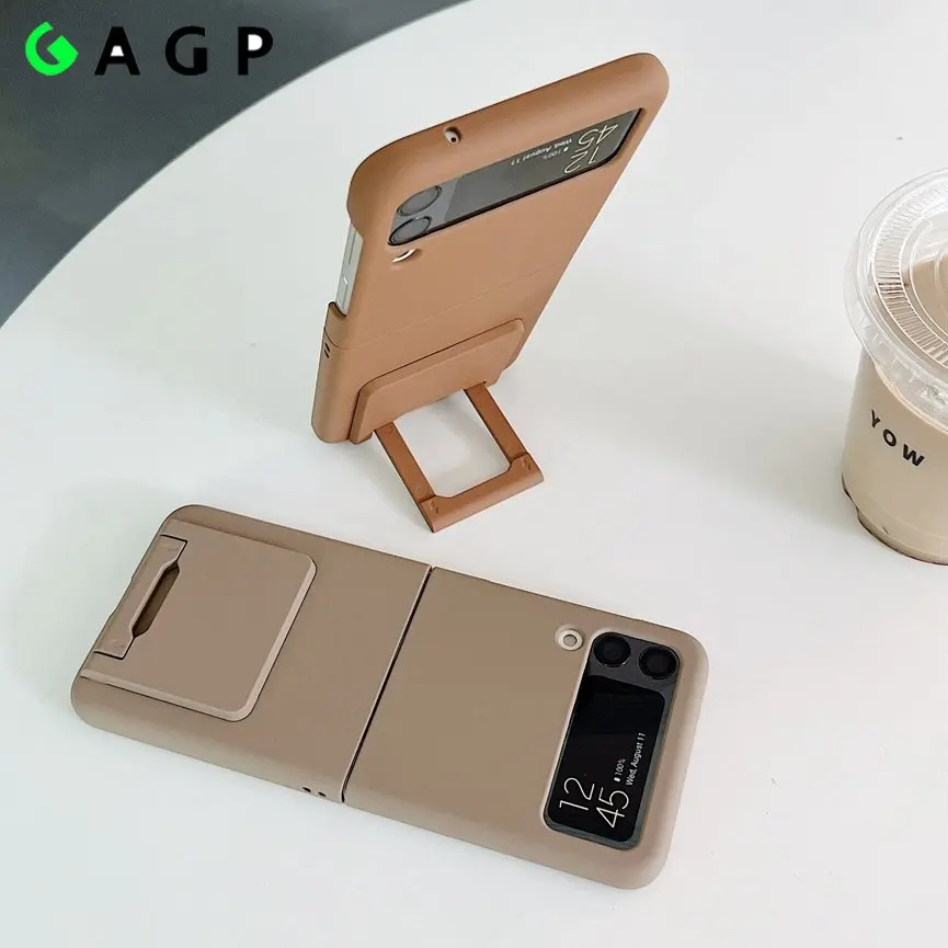 Flip 4 3 Supporto Staffa Per Samsung Galaxy Z Flip 4 3 Caso Duro Sottile Per Samsung Flip 4 3 Z3 Z4 Flip4 Flip3 5G Copertura