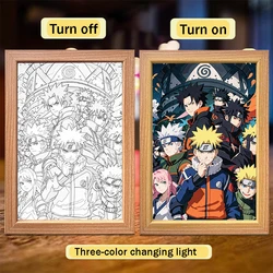 Uchiha Sasuke LED Night Light - Anime - Inspired Home and Bedroom Decoration with Moon Light Effect (Naruto 004)