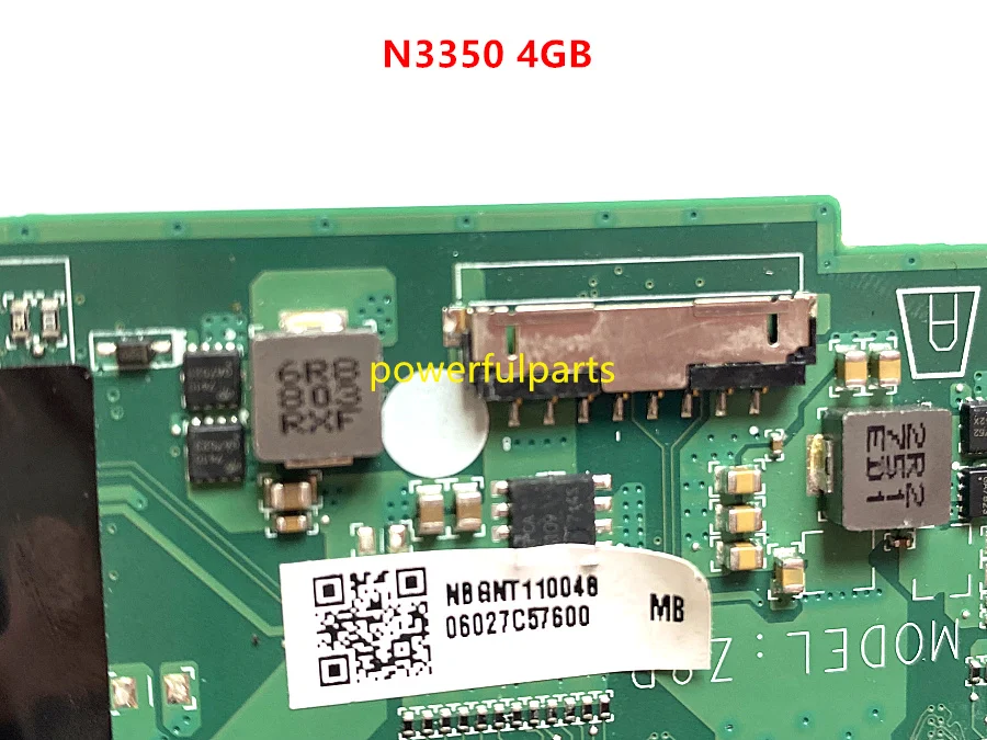 working good for Acer Aspire 3 A315-31 motherboard with N3350 CPU+4G ram NBGNT11004 DA0Z8PMB8D0 TESTED OK budget pc motherboard