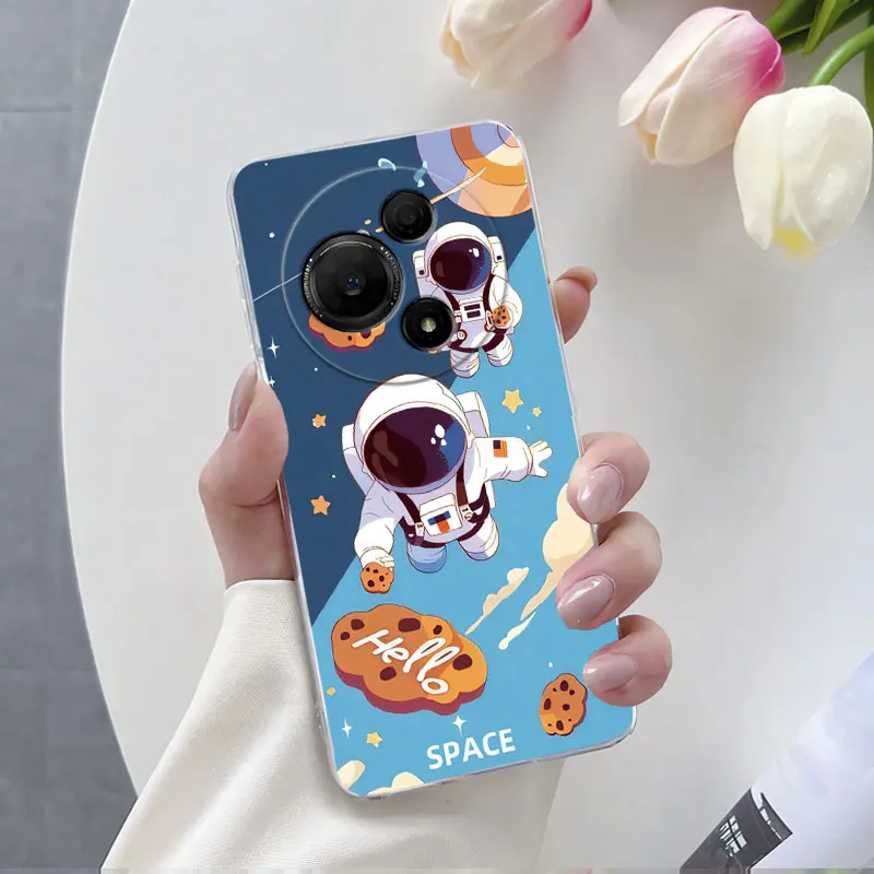 Flower Marble Clear Soft Silicone Phone Case - Enhanced Protection and Style