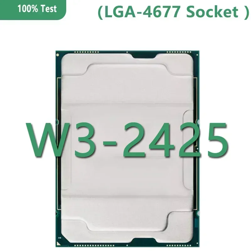 Xeon CPU W3-2425 공식 CPU 15MB 3.0GHZ 6코어/12스레드 130W LGA4677 워크스테이션 보드 W790 칩셋 테스트