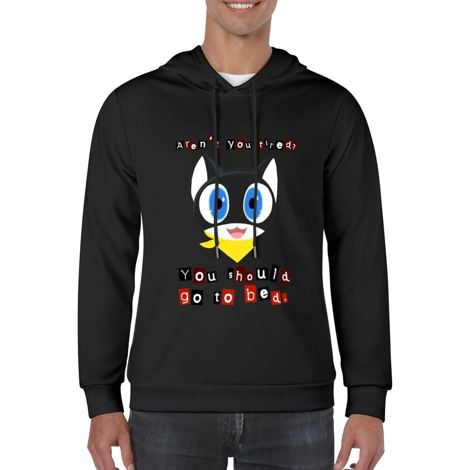 

New Morgana You should go to bed Pullover Hoodie japanese style autumn fashion men new in hoodies & sweat-shirt