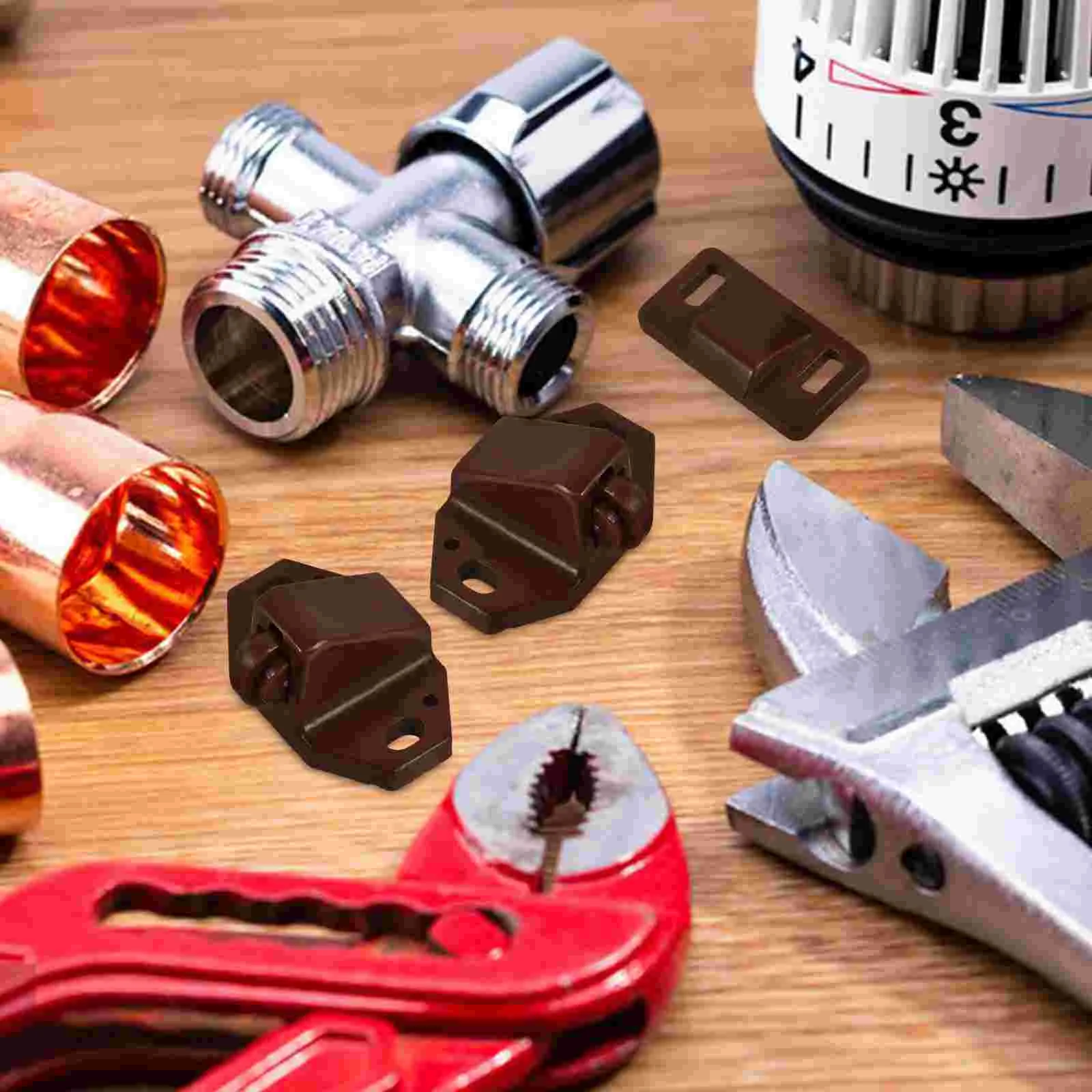 20 Pcs bead door clip buckle screen latches and catches ball cabinet plastic for interior doors roller shutter closer door catches