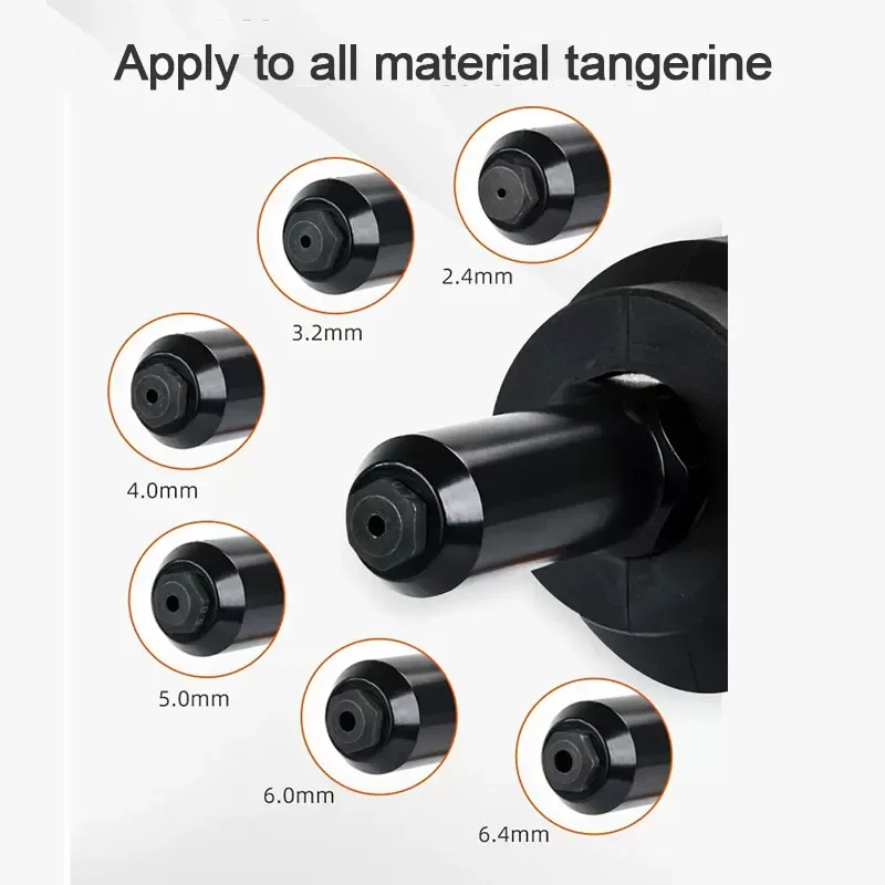 Multi-functional Automatic Rivet Nail Gun Rechargeable  Electric Nut Riveting  Drill  4 in 1 Adapter  Tools 18 V Brushless Motor 4