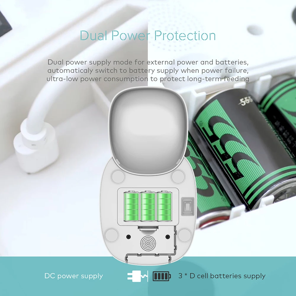 Video-WiFi-knop van 6 liter, slimme automatische voerbak voor huisdieren, APP, timing, voeding, spraakopnamecamera voor honden, katten, voerbak voor huisdieren