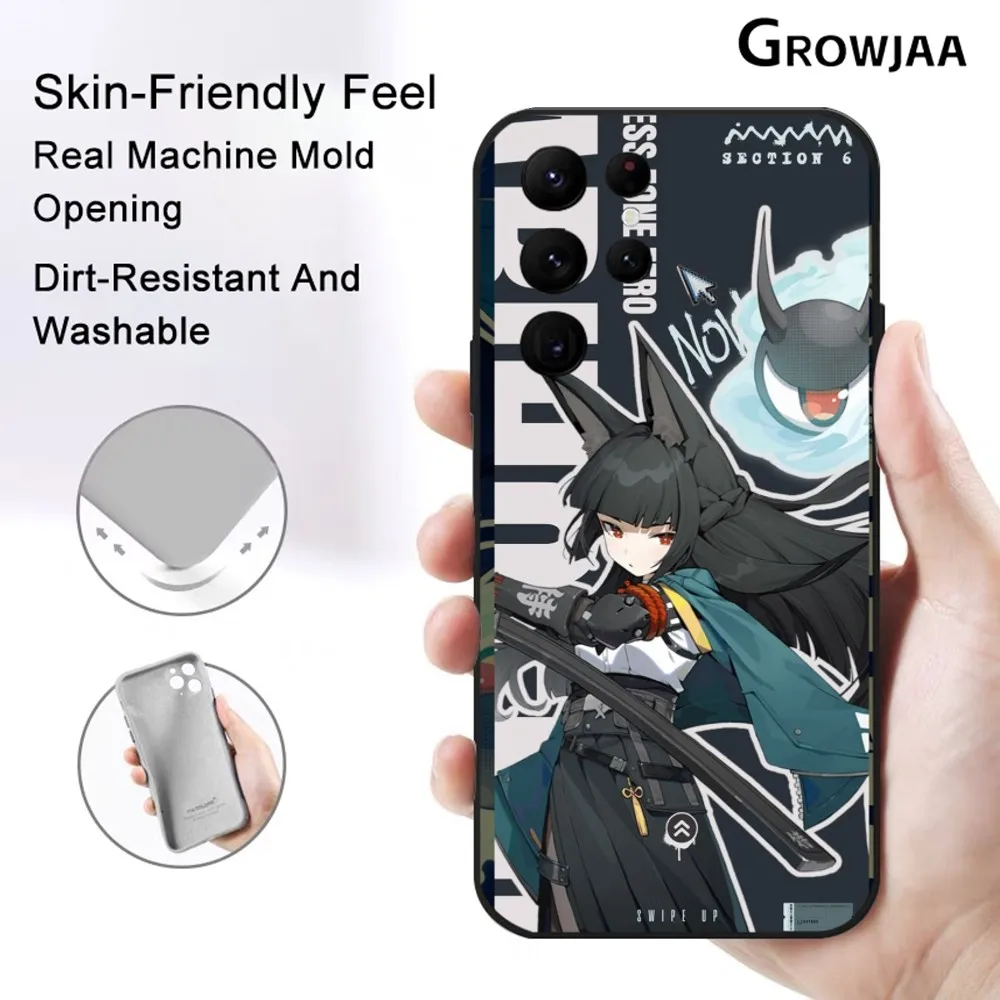 Miyabi Hoshimi Design Protective Silicone Phone Case