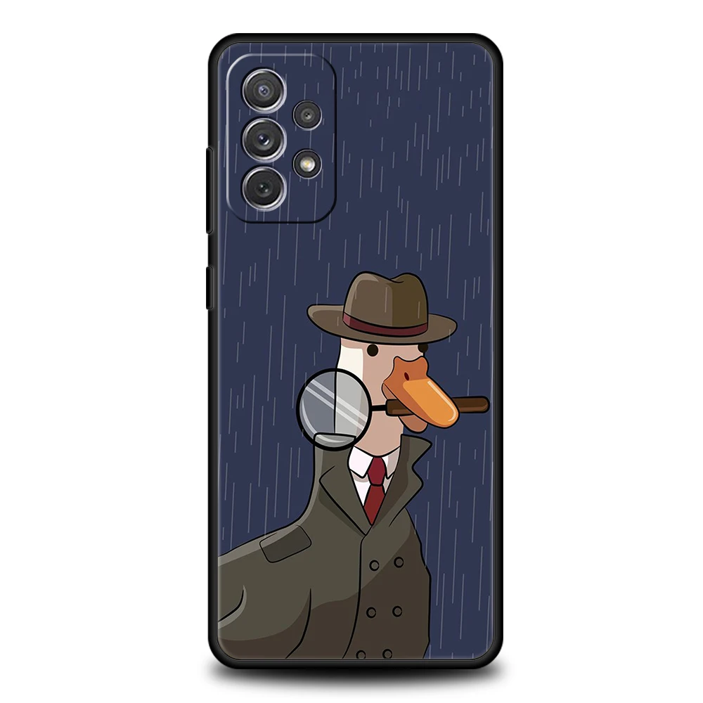Playful Cartoon Goose Game Phone Case - TPU Shell, Cute Design