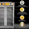 Commercial Stainless Steel 5-Shelf Electric Hot Box Food Warmer Oven Pizza/Pretzel Catering Warmer Cabinet Heat Hold 95-150°F 3