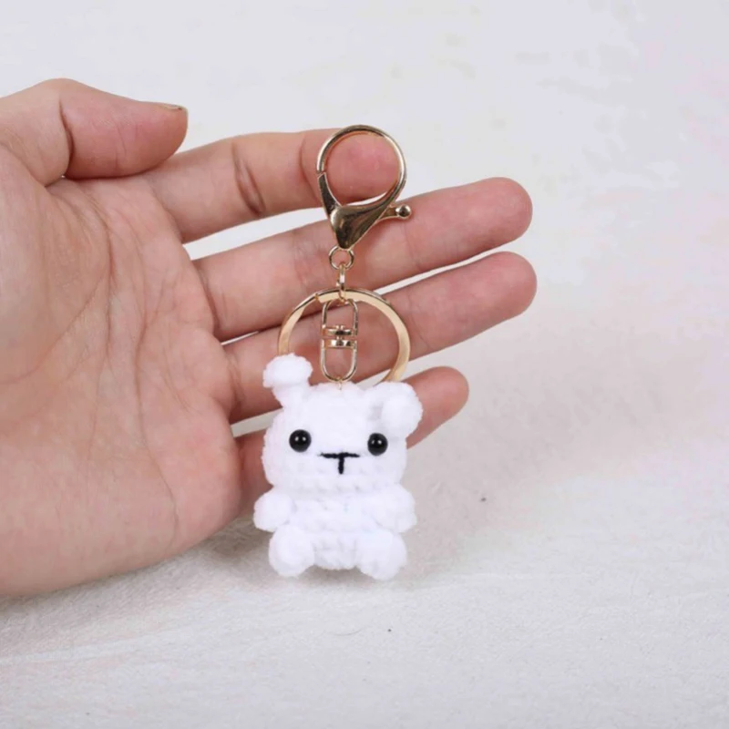 Mini Animal Series Crochet Keychain Cute Animal Doll Keyrings Mini Sheep Cow Knitting Doll Keychain Wholesale Custom Accessories 7 S5c4bfe11b2dc4882a4b083a0f5d4fa09B