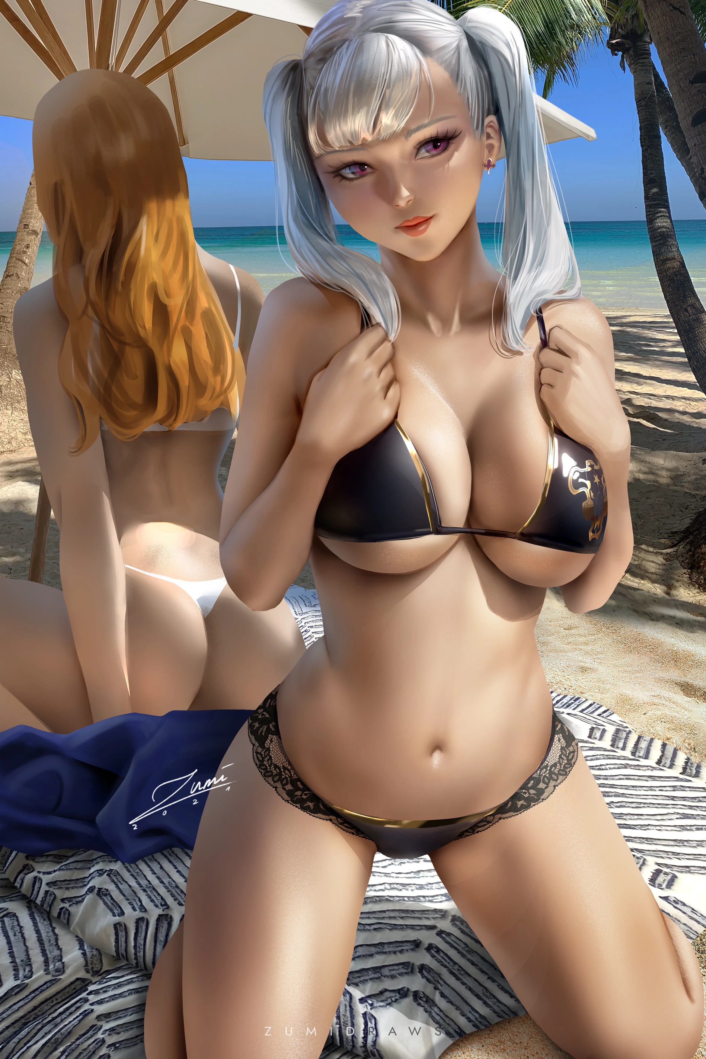 Black Clover Plot|black Clover Noelle Silva Canvas Art - Waterproof Ink  Wall Decor