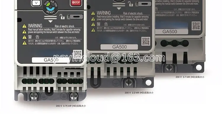

Frequency Converter GA500 Series CIPR-GA50B4001/02/04/05~38/44/4060/ABBA