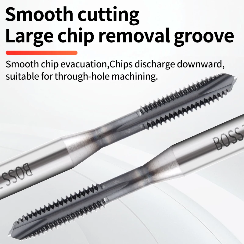HSSE-PM JIS Standard Extended Spiral Pointed Tap 80L 100L M2 M3 M4 M5 M6 M8- M12 Machine Screw Threa