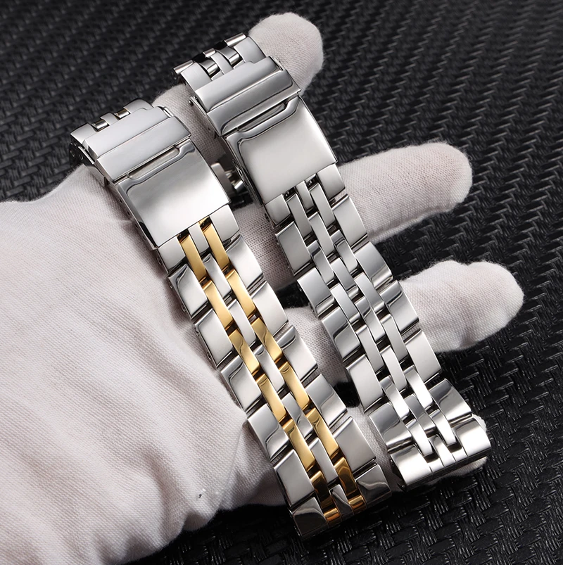 Per Cinturini Breitling Fasatura Aeronautica In Acciaio Inossidabile Super Ocean Galaxy Avengers Blackbird Uomo Donna 20 22 24Mm Cinturino Per Orologi