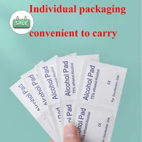 Portable individually packaged 75% alcohol cleaning wipes, suitable for mobile phones, tableware,public handrails, nails,toilets 1