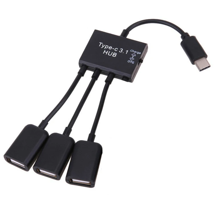 Adaptador OTG Micro USB a 4 puertos USB – Charaditas Online