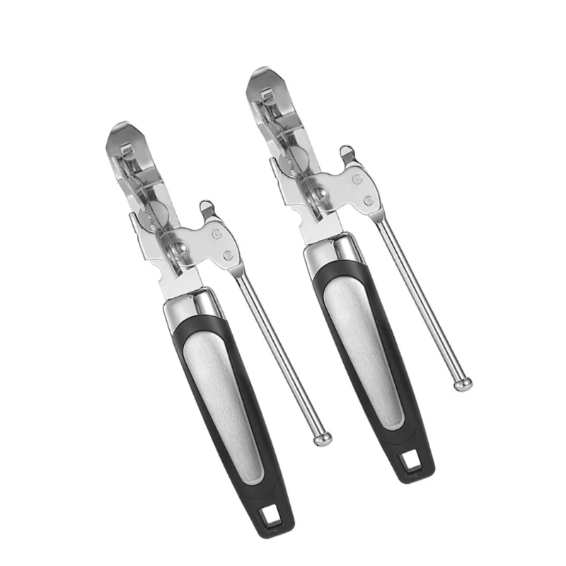 

Set of 2 Multifunctional Can Opener Set 2 in 1 Metal Bottle Lid Opener for Parties and Gatherings Reliable Kitchen Tool
