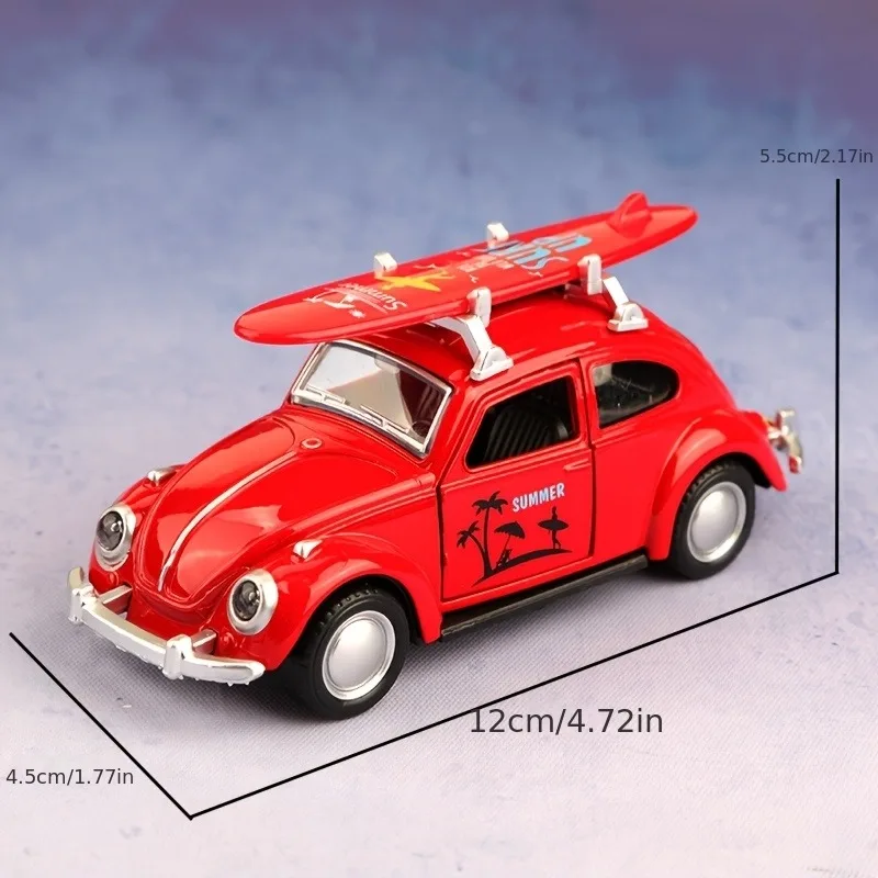 Fashionable Alloy Mini Car Model with Pullback Action – Durable and Battery-Free, Ideal Gift