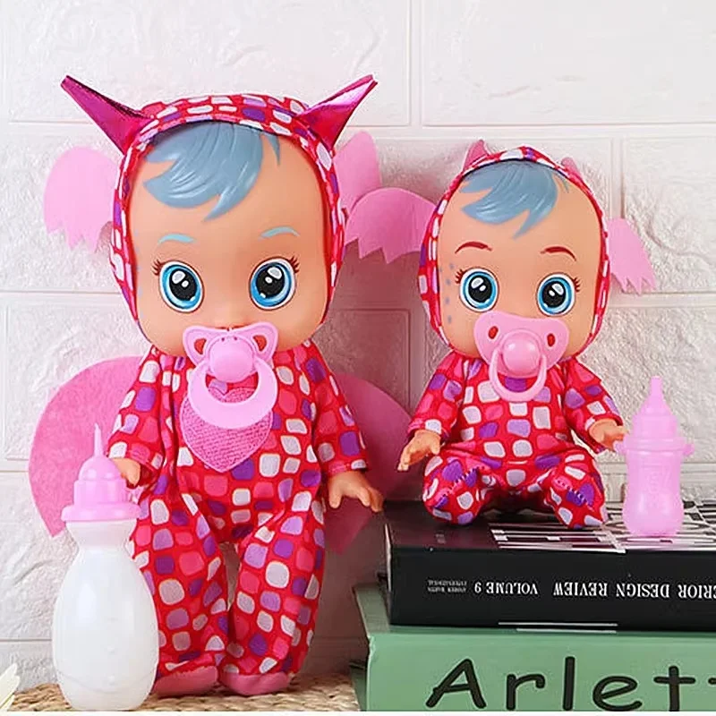 8inch 3D Weeping Babies Unicorn Reborn Doll Creative Cute for Girl Christmas Gift