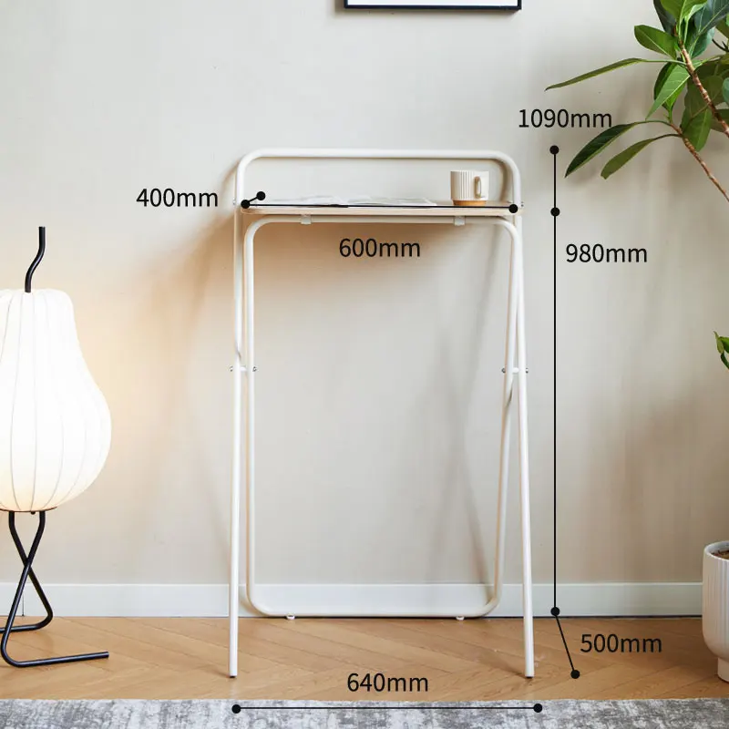 Сучасний простий стоячий складаний стіл Балкон Спальня Вітальня Консольні столи Протиковзкий портативний стіл Креативний домашній декор