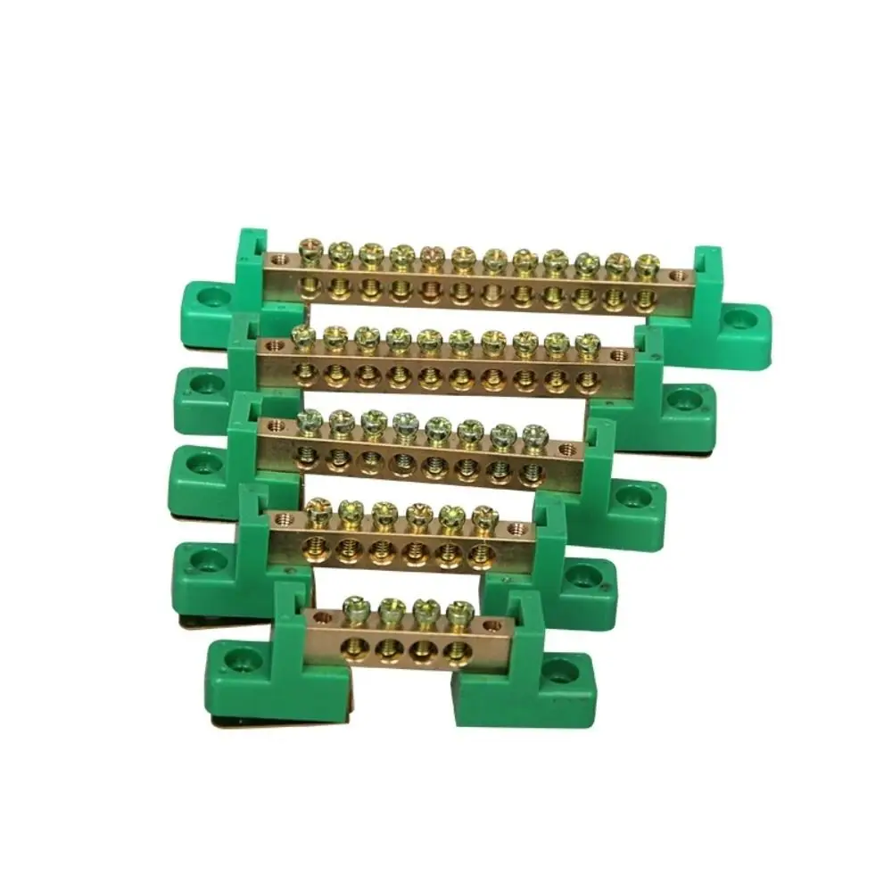 Description Picture 6 of itemCopper Screw Terminal Block Distribution Box Connection Copper Terminal Blocks Wiring Terminal Practical Electrical Supplies