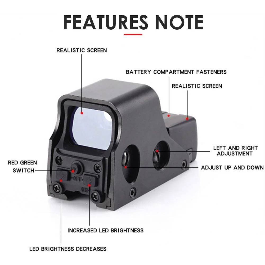 Red Dot Sight 551/552 red green dot holographic sight hunting red dot reflex sight with 20mm mount Gun Accessories