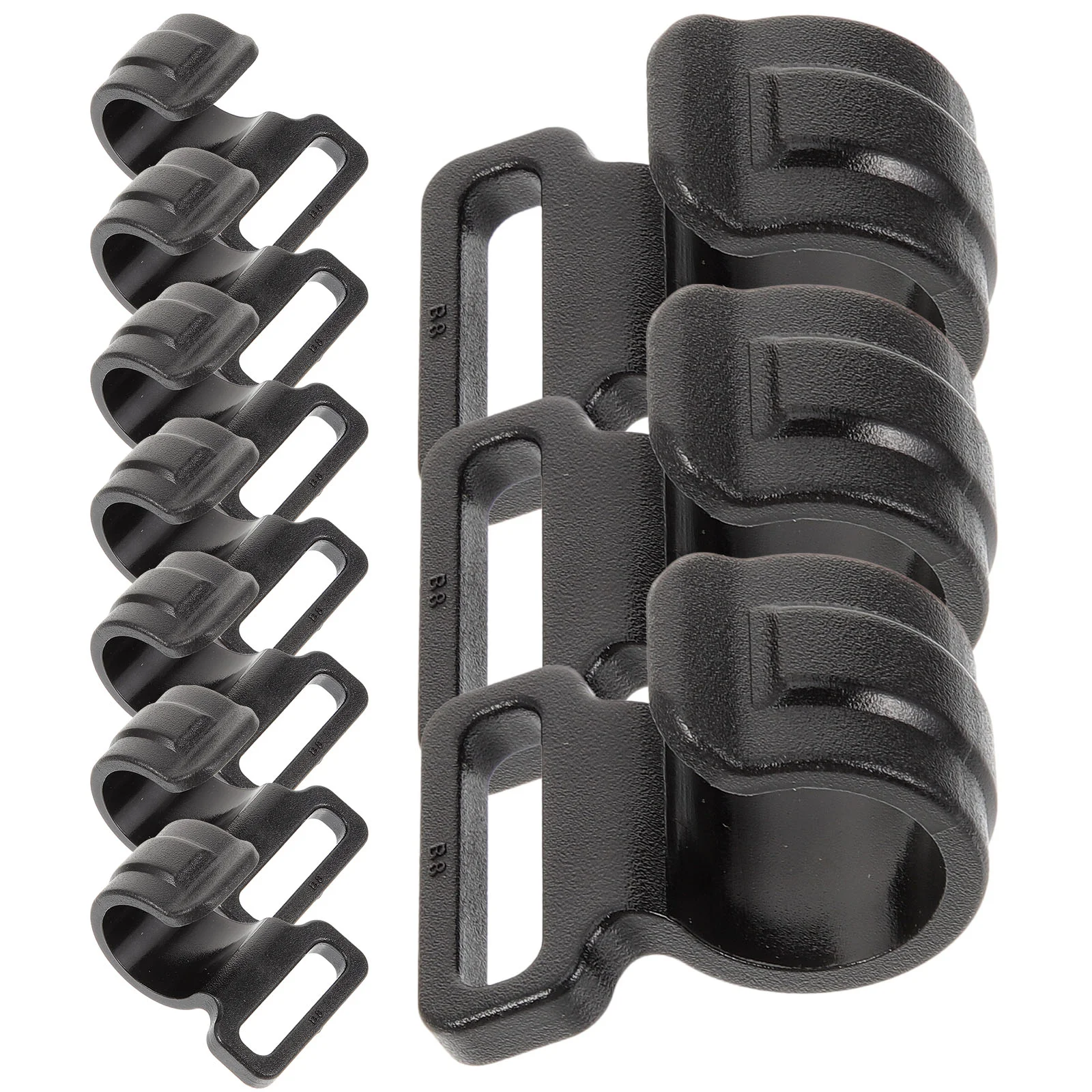 10 Pcs Plastic Hook Camping Accessory Hooks Cord Tent Pole Damping Accessories Hanger Clips