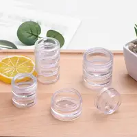 Travel Cosmetic Jar Small Travel Containers For Creams Clear Jars Containers For Cosmetic Lotion Cream Makeup Bead Eye Shadow 1