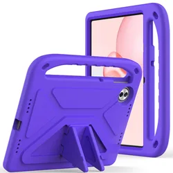 Children's Shockproof EVA Tablet Case with Kickstand - Non - toxic, Full Body Protection Cover for Honor Pad 10 -12.1IN (PURPLE)