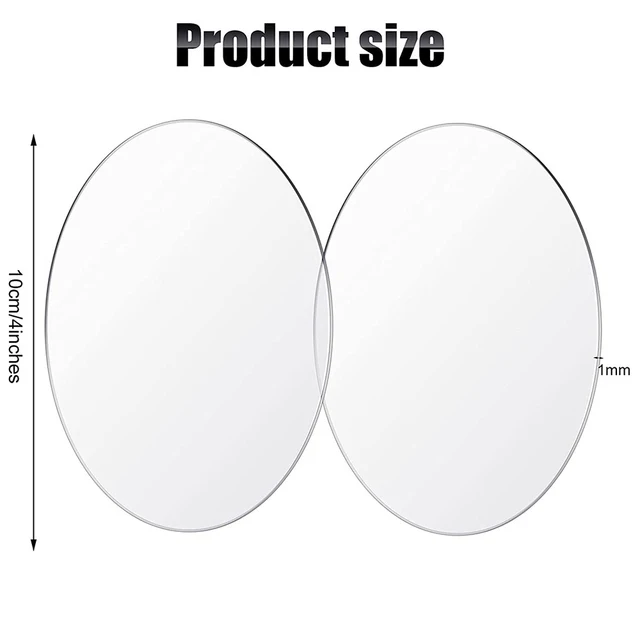 Transparent Acrylic Craft Discs for Cutting, Engraving & Painting