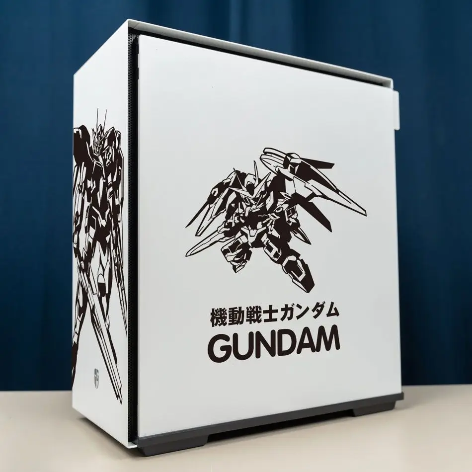Gundam Robô Anime Adesivos para pc Case Japonês dos Desenhos Animados Decoração Decalques para Atx Computador Chassi Pele à Prova Impermeável Água Fácil Removível - Image 5