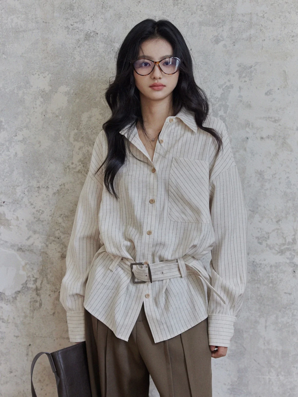 Elegant Vintage Long Sleeve Blouse - Autumn Collection
