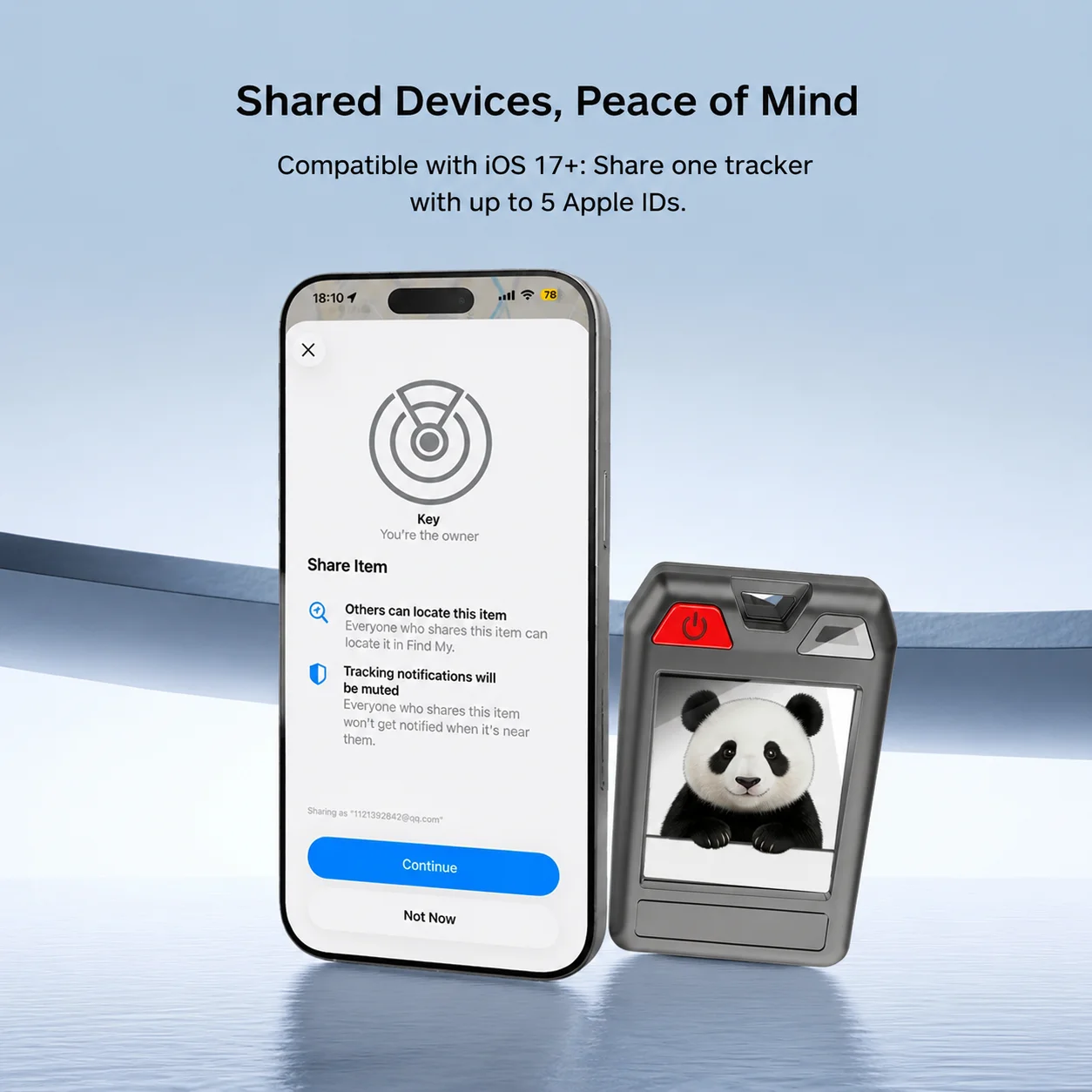 Enhanced E-Ink Smart Keychain with Display and Anti-Loss Tracker