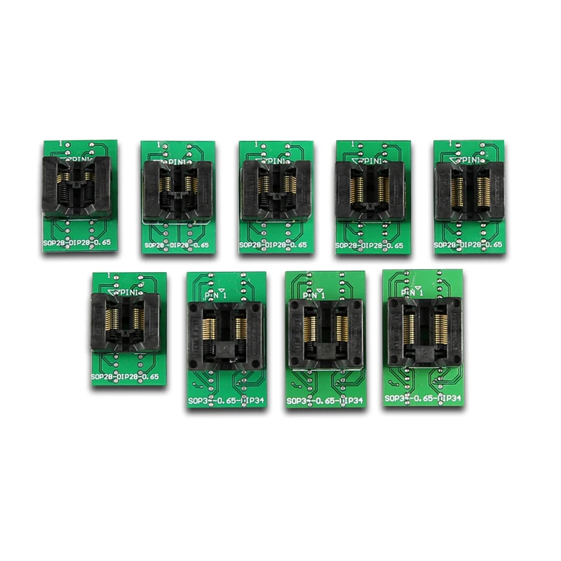 

SSOP/TSSOP8 Burn-in Socket 14/16/20/24/28 to DIP Test Seat Patch IC Chip Adapter