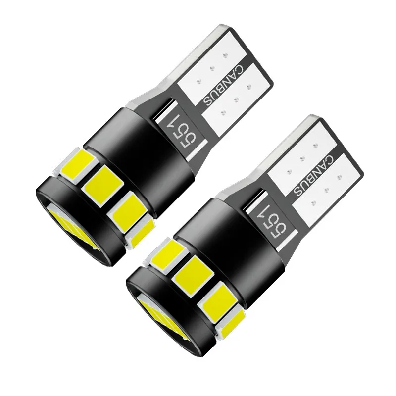 

OBOLED 50PCS Canbus Led T10 W5W 5W5 168 194 Car Bulbs 2835 12 Chip Interior Width Lamp 12V No Error Auto Lights 6000-6500K