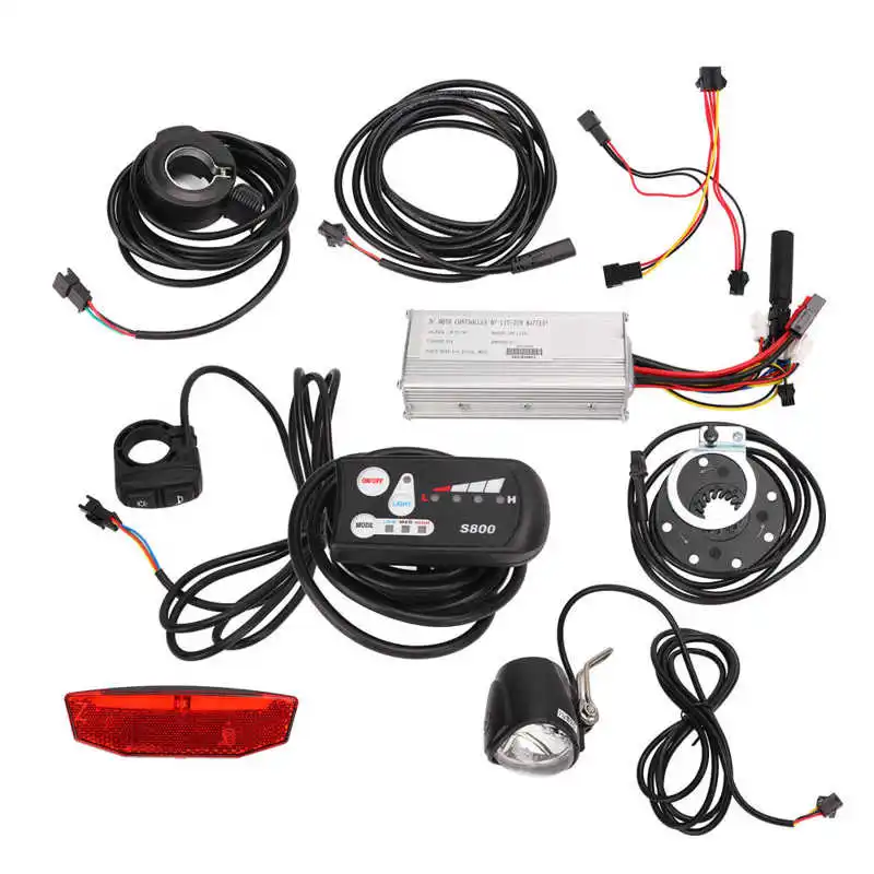 Electric Bike Motor Controller Kit With 36v 48v 25a Controller + S800