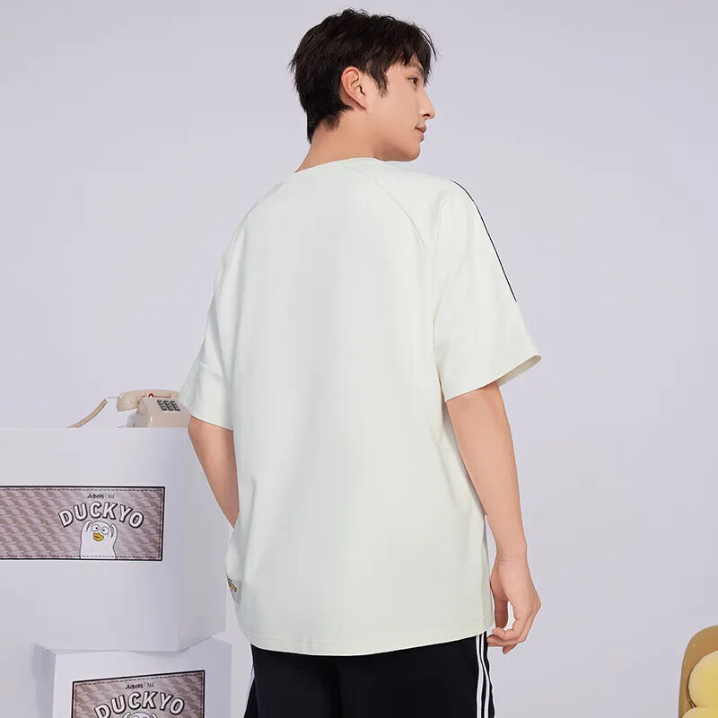 361 Degrees Men Women Same Style T-shirt Short-Sleeved Summer Couple Breathable Comfortable Loose Unisex Casual Top 632426112
