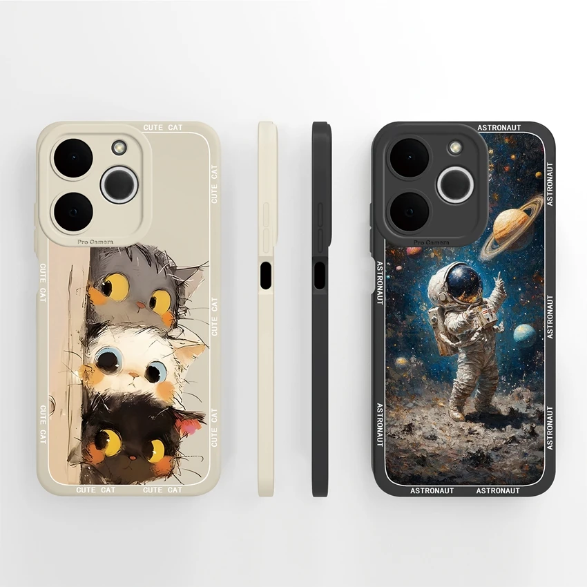 Fantasy Colorful Butterfly Liquid Silicone Shockproof Phone Case