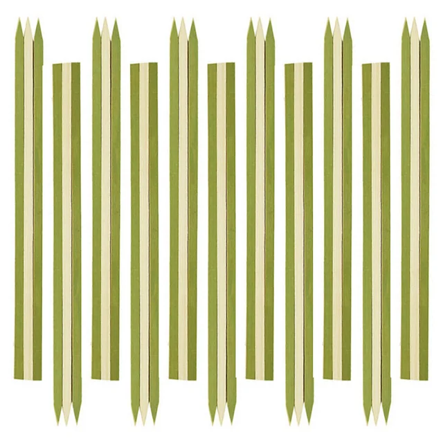 100 Db Grillező Jel Grill Botok Grillálva A Nyársokat Ravaszító Fa Bbq Bamboo Kabob - Image 2